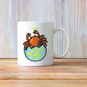 For Gudetama Zodiac Cancer Sanrio Coffee Mug, Teacup Drinking Cup