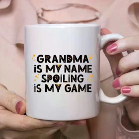 1 Set, Grandma Gift, Grandma Coffee, Grandma, 11oz Ceramic, Novelty, Summer Winter Drinkware, Grandma Gifts