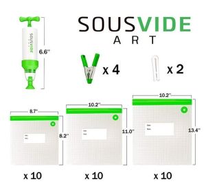 Vacuum composite packaging bag (Option: Green-35 piece set)