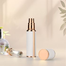 5ml Luxury Leather Perfume Spray Bottle Portable Mini Refillable Fragrance Atomizer,Travel Cosmetic Container Black Frangrace Refillable Bottle B (Color: White)
